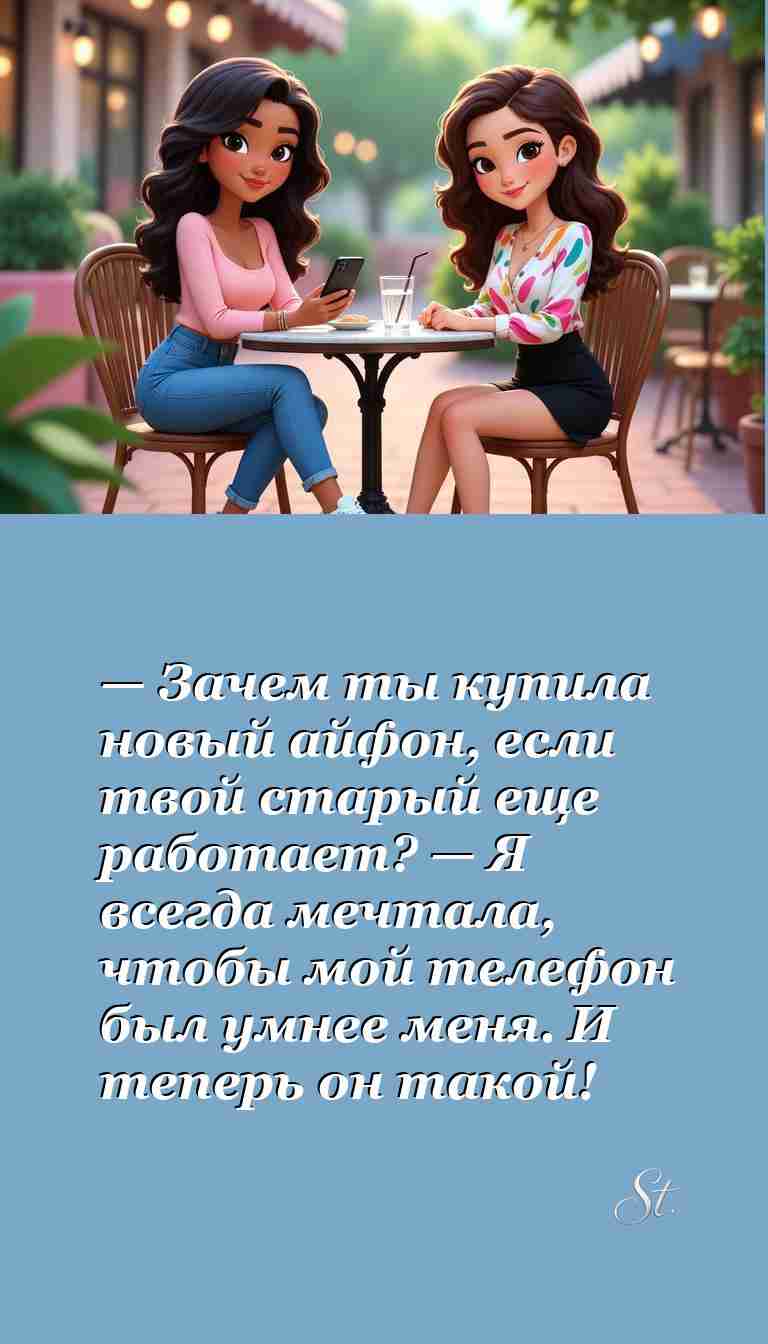 Купила айфон ради ума не только парням