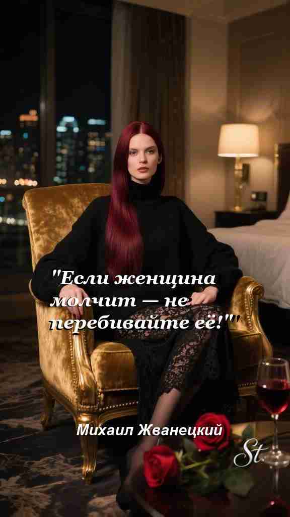 Слушай женщину и вдохновляйся её мудростью