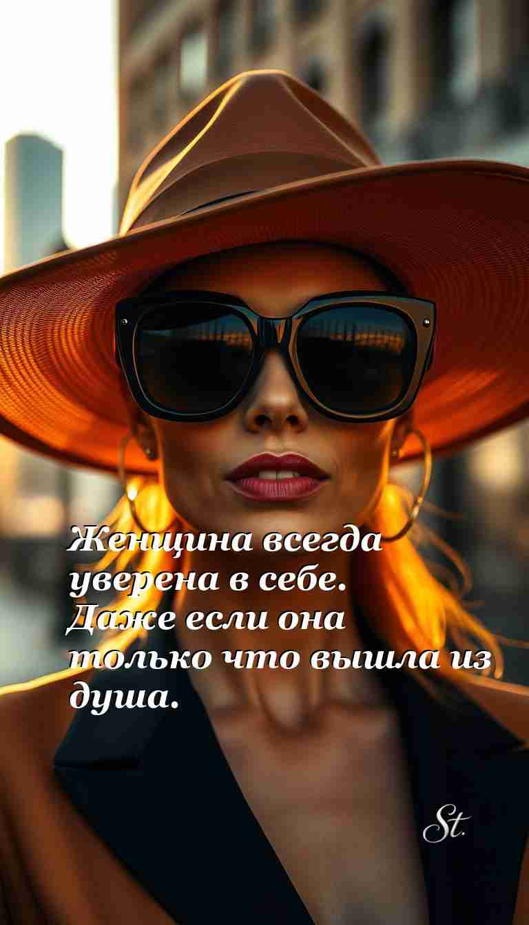 Уверенность после душа с женским юмором