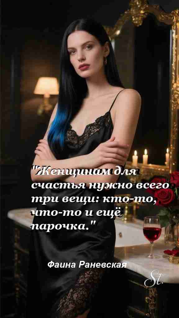 Три вещи для счастья: мудрые цитаты для женщин