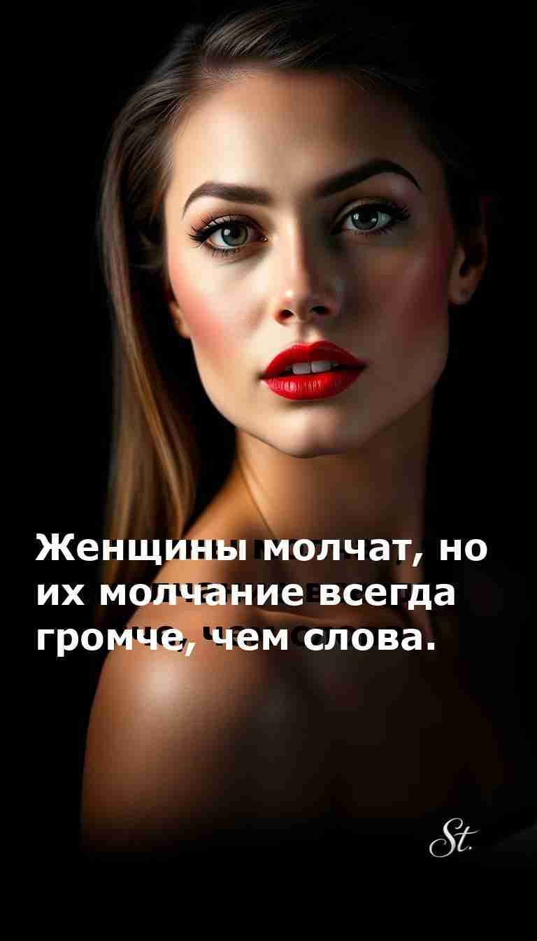 Молчание женщин звучит громче любых слов
