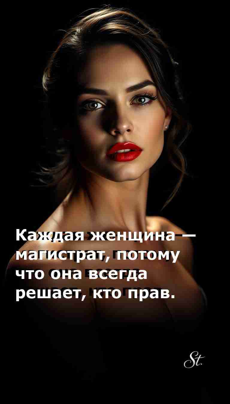 Женский сарказм о жизни и любви с юмором