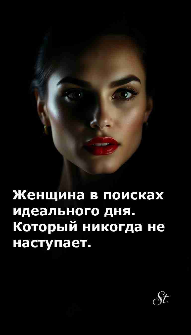 Женский юмор о вечном поиске идеального дня