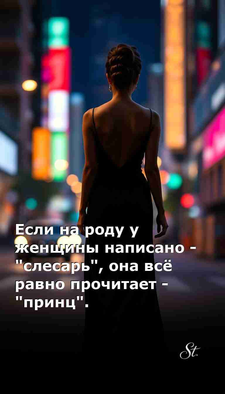 Женский юмор: от слесаря до принца с сарказмом